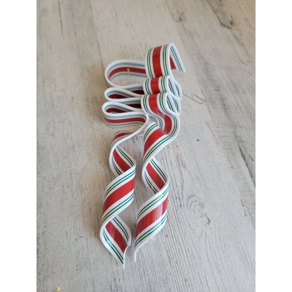 Ribbon candy vintage ornament Xmas set‎ peppermint